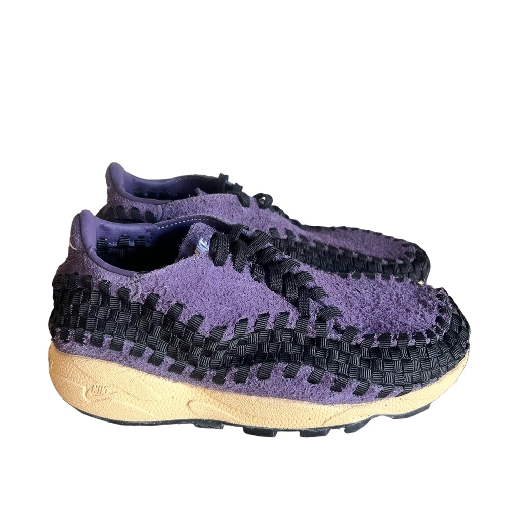 NIKE NEW Women's Air Footscape Woven Dark Raisin Black Shoe Size 7 #295